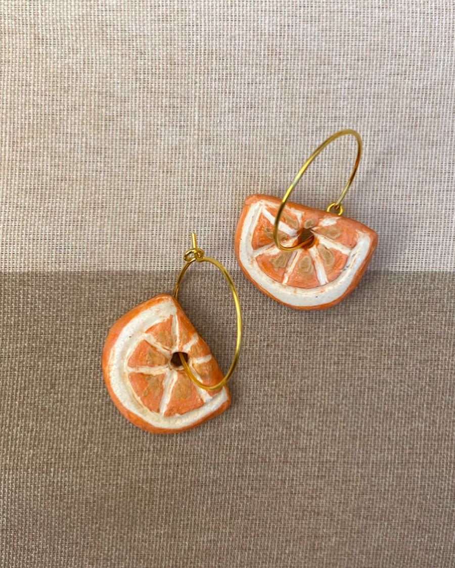 Pendientes naranja